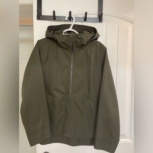 Lululemon dark green nylon jacket Size 10
